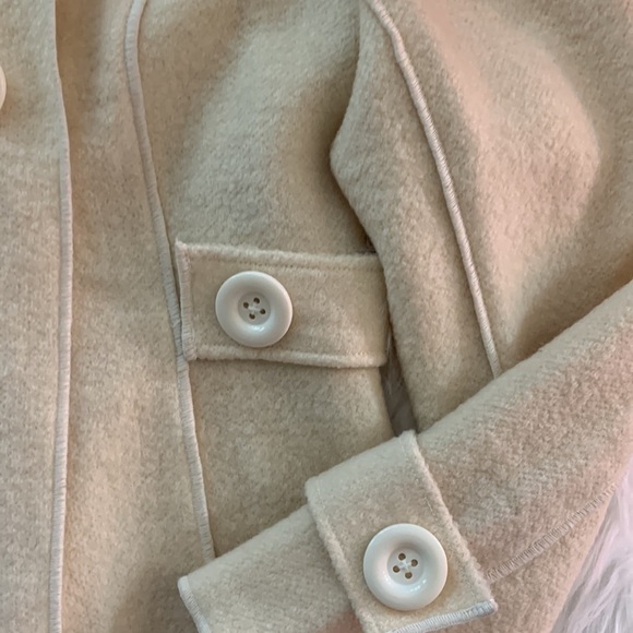 MERONA IVORY WAISTLINE DOUBLE BREASTED JACKET - Picture 5 of 16